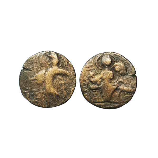 Ancient, Kidara Kushans, (c. 400 AD), Copper Dinara, 5.30 gms