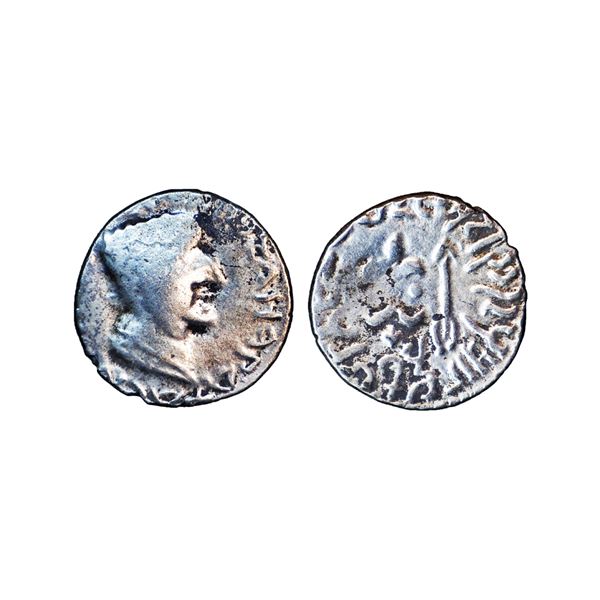 Ancient, Western Kshatrapa, Nahapana (c. 119-124 AD), Silver Drachma, 2.42 gms