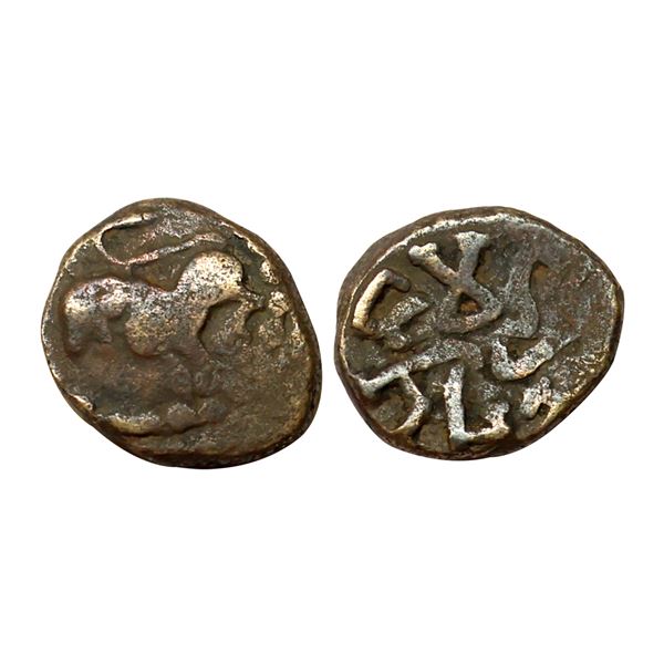 Ancient, Nagas of Padmavati, Skandanaga (310-325 CE), Copper Unit, 1.69 gms