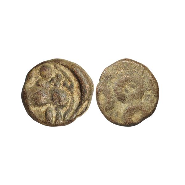 Ancient, Ikshvaku Dynasty (3rd Century AD), Lead Unit, 3.05 gms,