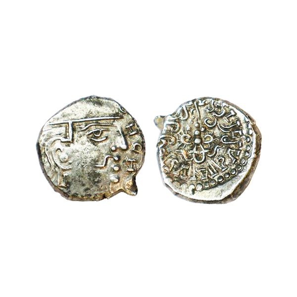 Gupta Empire, Kumaragupta I (409-455 AD), Silver Dramma, 2.33 gms