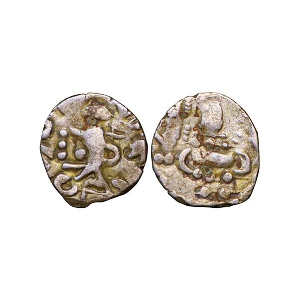 Hindu Medieval, Indo Sassanian Series, Gurjara Prathiharas (c. 9th-10th Century AD), 3.86 gms