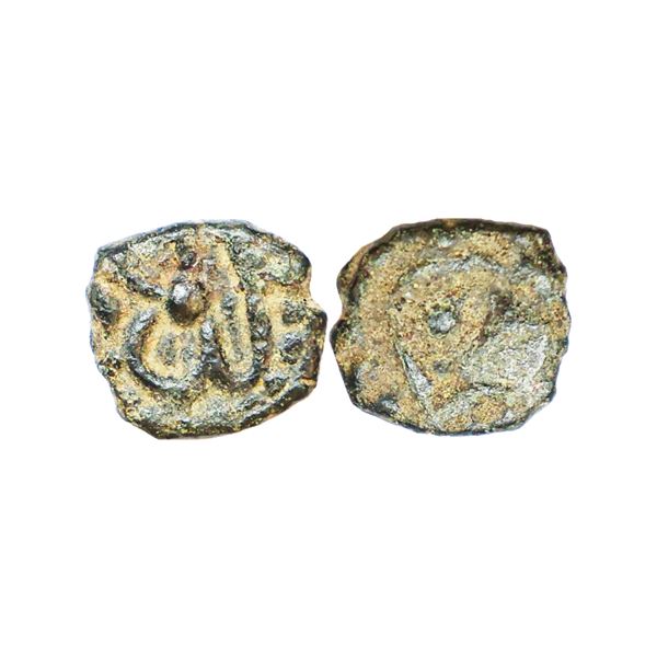Medieval, Gujarat (8th Century), Copper Unit, 0.96 gms