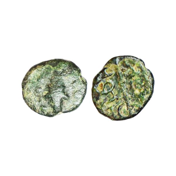 Medieval, Gujarat (8th Century), Copper Unit, 0.58 gms