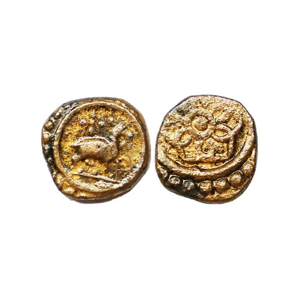 Medieval, Vijayanagar, Copper Kasu, 1.14 gms