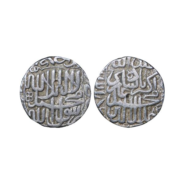 Mughal, Akbar, Silver Rupee, 11.30g, mint off flan