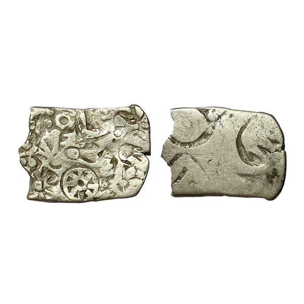 Ancient, Archaic Punch Marked Coinage, from middle Ganga valley, Kosala Mahajanapada, (6th-4th Centu