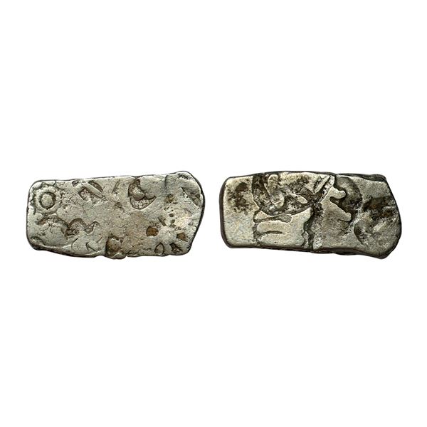Ancient, Archaic Punch Marked Coinage, from middle Ganga valley, Kosala Mahajanapada, (6th-4th Centu