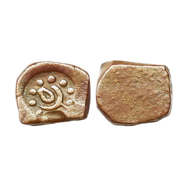 Independent Kingdoms, Gond Kingdom of Devagarh Branch, Anonymous Issue, Copper Paisa, 6.51 gms