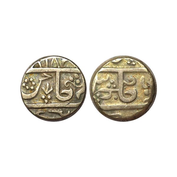 Datia State, INO Shah Alam II (AH 1174-1221, 1759-1806 AD), Silver Rupee, 10.85 gms