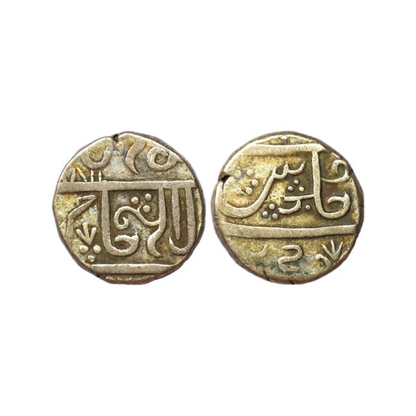 Datia State, INO Shah Alam II (AH 1174-1221, 1759-1806 AD), Silver Rupee, 10.92 gms