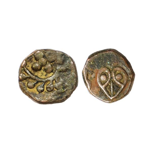 Indian Princely States, Jhabua State, Gopal Singh (VS 1897-1952, 1840-1895 AD), Copper Paisa, 10.35 