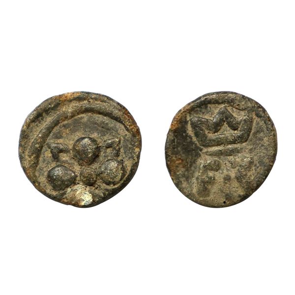 Indo Danish, Frederik III (1648-1670 AD), Lead Cash, 2.11 gms
