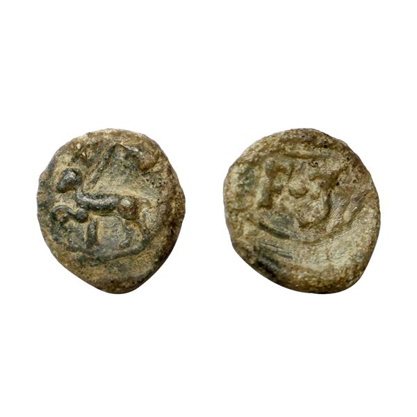 Indo Danish, Frederik III (1648-1670 AD), Lead Cash, 2.56 gms