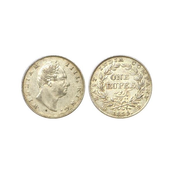 William IIII King, Silver Rupee, 1835