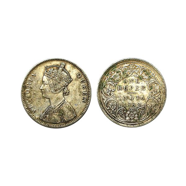 Victoria Queen, Silver Rupee, 1862
