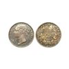 Image 1 : Victoria Queen, Silver 1/2 Rupee, Divided Legend, 1840