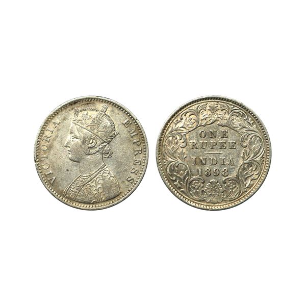 Victoria Empress, Silver Rupee, 1898