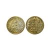 Image 1 : Ram Darbar Token, Brass, 12.32 gms