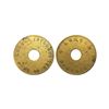 Image 1 : Tea token lungla brass weight 4.07g