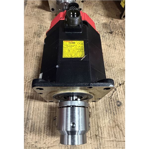 Fanuc #A06B-0142-B075 AC Servo Motor (Encoder Casing is Damaged)