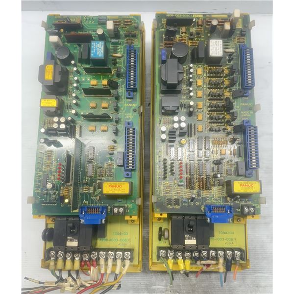 (2) Fanuc #A06B-6058-H006 Servo Amplifiers