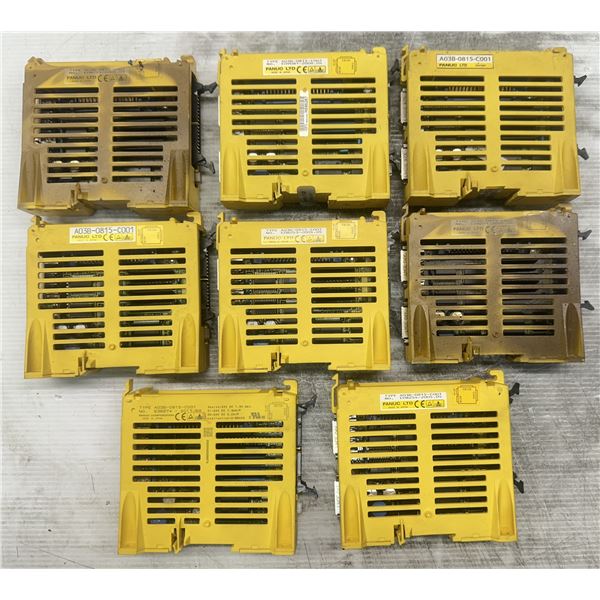Lot of (8) Fanuc #A03B-0815-C001 Modules
