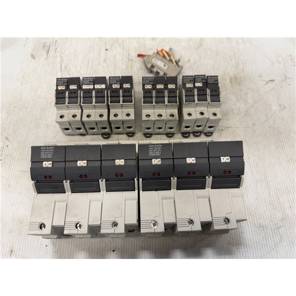 Lot of Allen-Bradley Fuse Holders