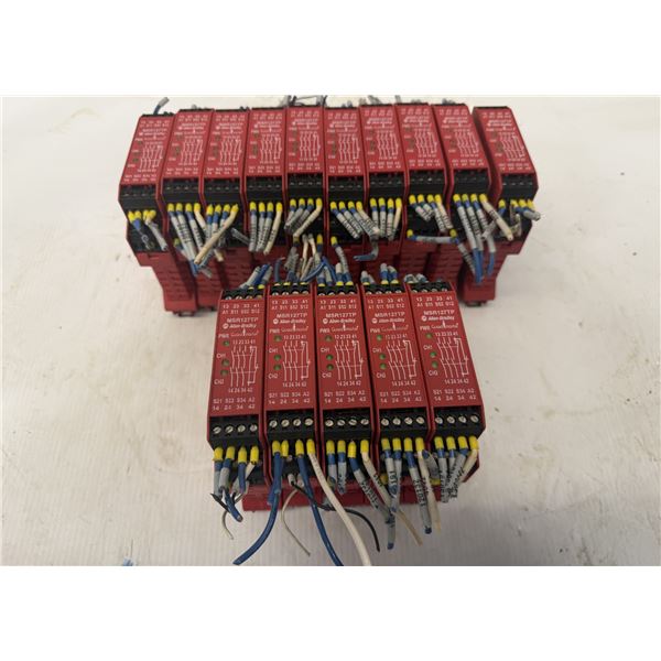 Lot of (15) Allen-Bradley #MSR127TP / #440R-N23132 Safety Relays