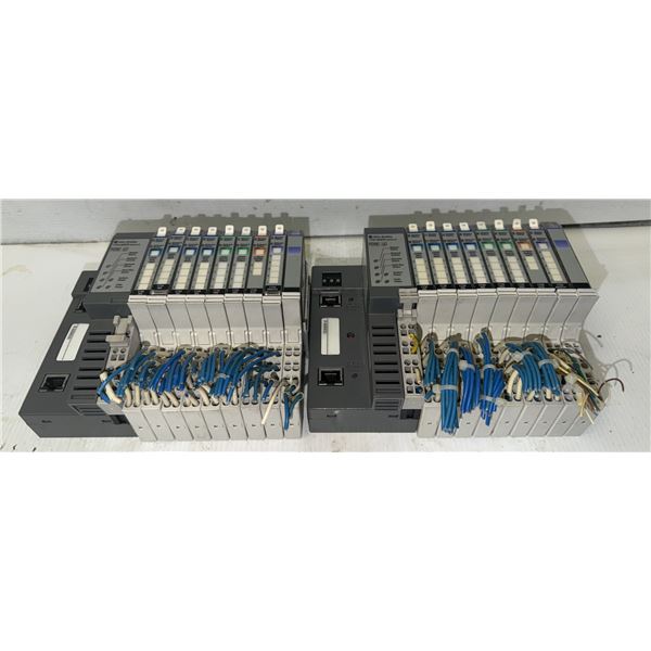 (2) Allen-Bradley #1734-AENTR w/Modules