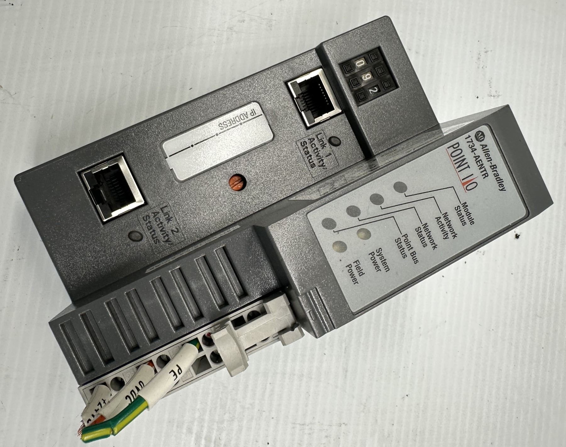 Allen Bradley #1734-AENTR Dual Port Ethernet IP Adapter