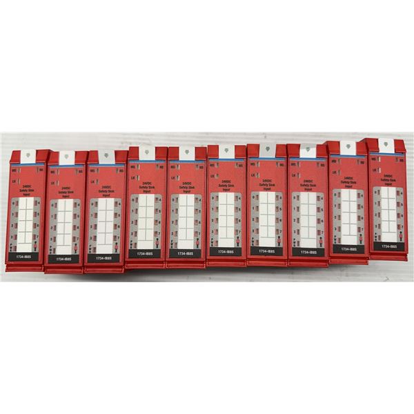 Lot of (10) Allen Bradley #1734-IB8S Safety Sink Inputs