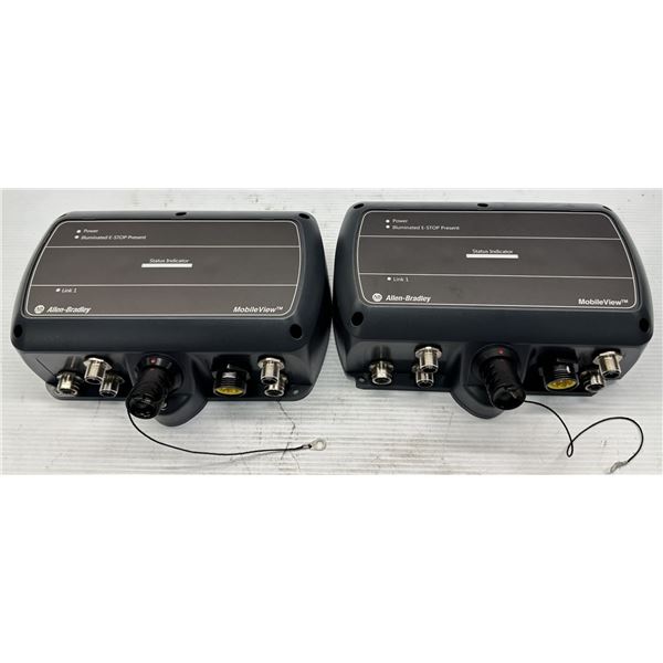 (2) Allen Bradley #2711T-JBIP65DM1 Mobile View Junction Boxes