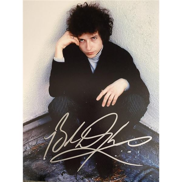 Bob Dylan signed photo