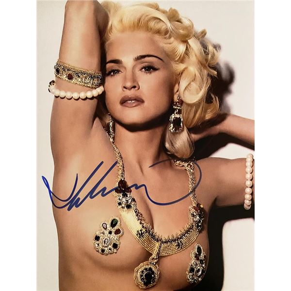 Madonna signed photo