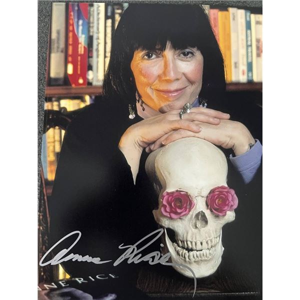 Author Anne Rice signed photo