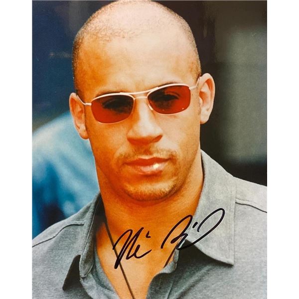 Fast and Furious Vin Diesel Signed Photo