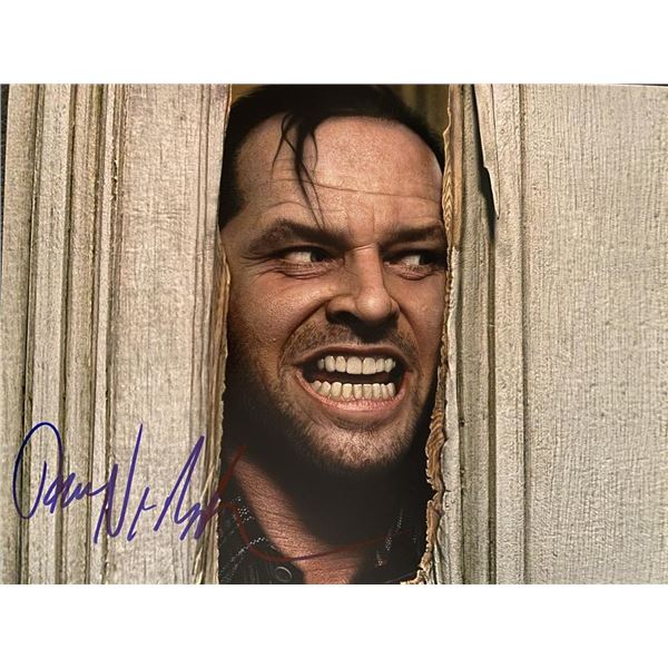The Shining Jack Nicholson signed movie photo