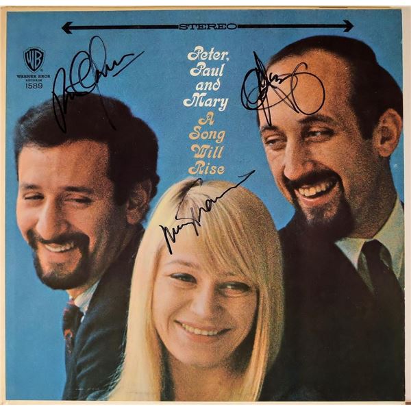 Peter, Paul & Mary signed A Song Will Rise album