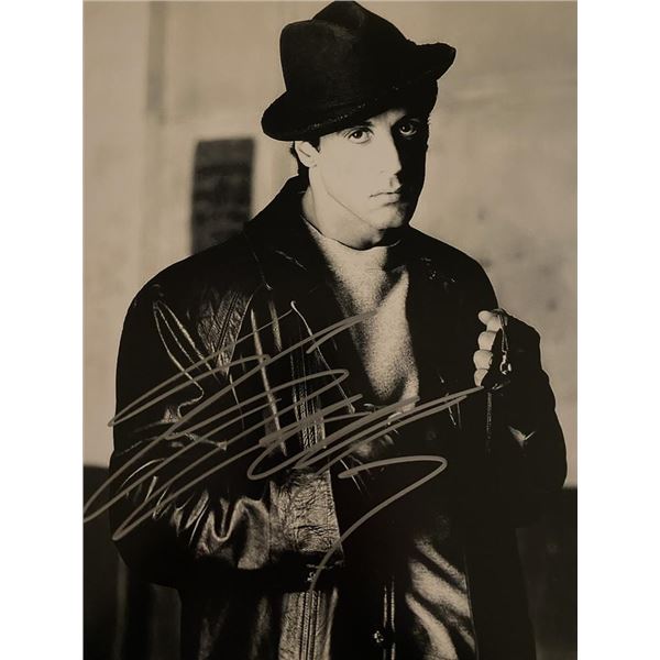 Rocky Sylvester Stallone signed movie photo