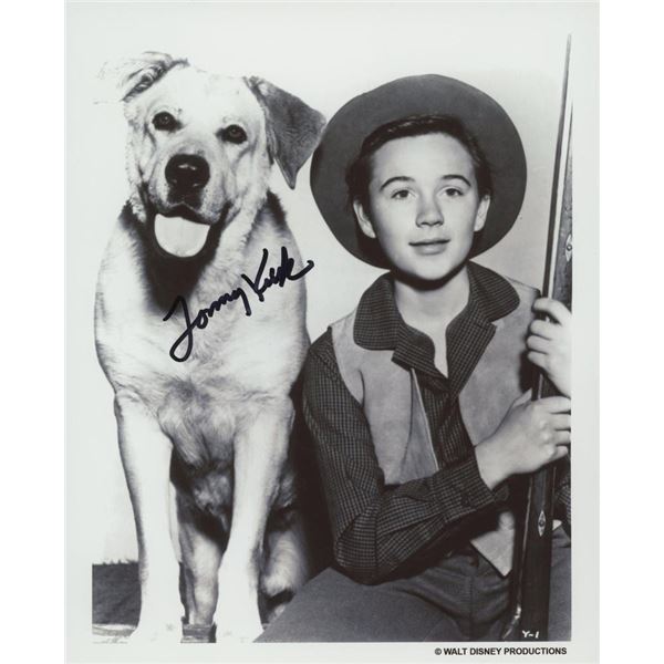 Old Yeller Tommy Kirk signed movie photo