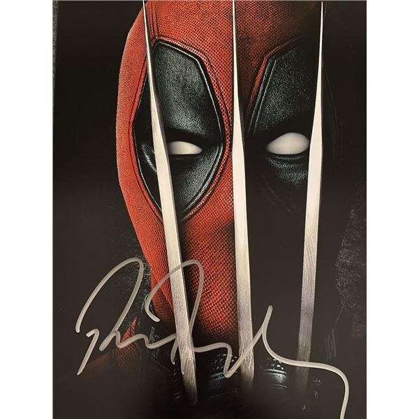 Deadpool Ryan Reynolds signed movie photo