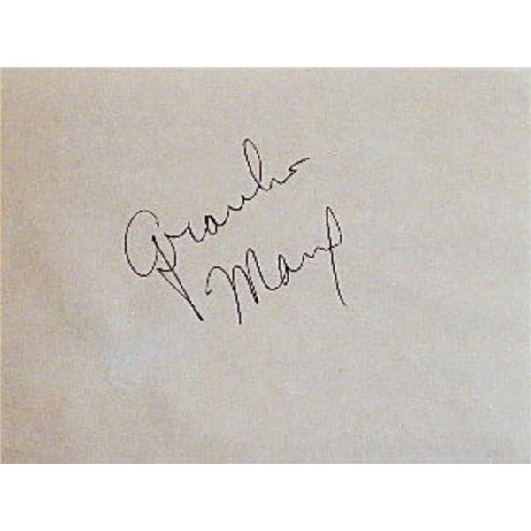 Groucho Marx signature slip