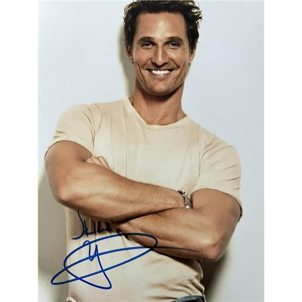 Matthew McConaughey signed photo