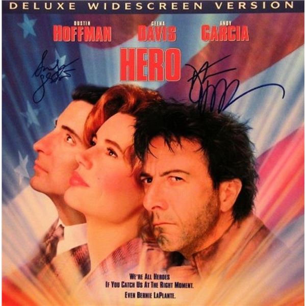 Dustin Hoffman and Andy Garcia signed LaserDisc