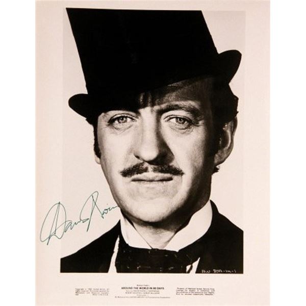 David Niven signed promo photo