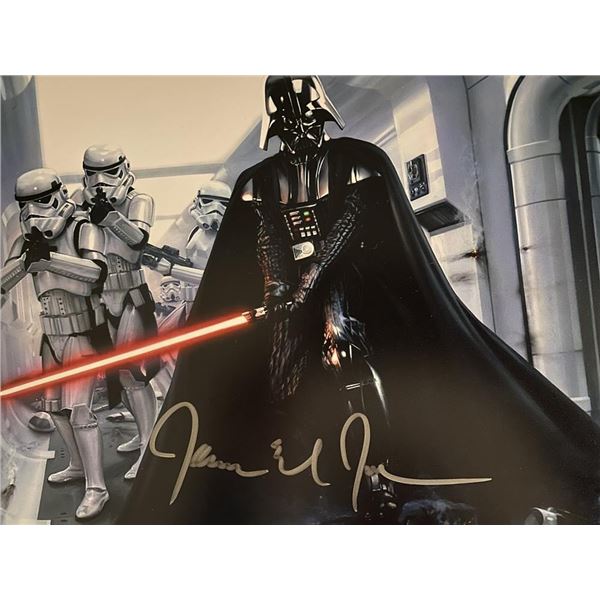 Darth Vader James Earl Jones signed photo