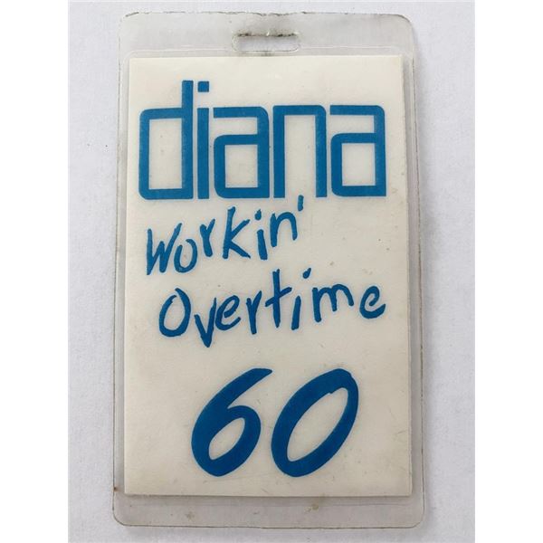 Diana Ross Backstage Pass