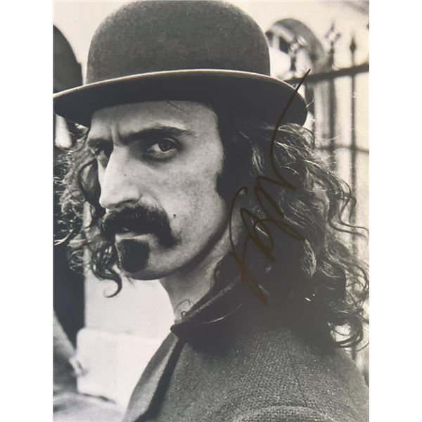 Frank Zappa signed photo