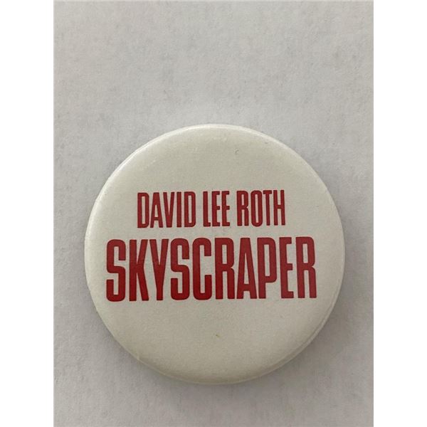 David Lee Roth Skyscraper vintage pin